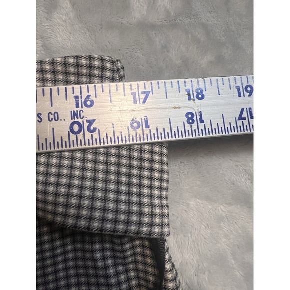 Jules & Leopold Women's Black White Plaid Button Skirt  XL Preppy‎ clueless 90s - Picture 3 of 6